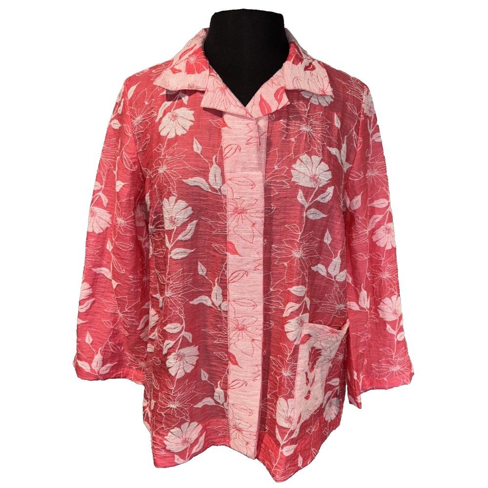 NEW Liv by Habitat Clothes‎ Joelle Floral Tunic Women's Size S Pink Tulip Boho